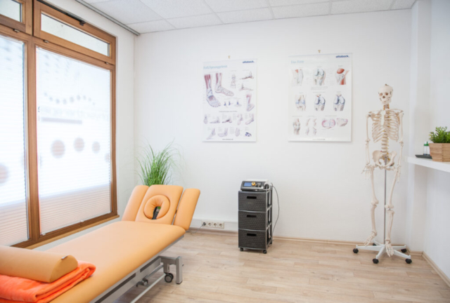 Behandlungszimmer Physiotherapie Mona Dörr