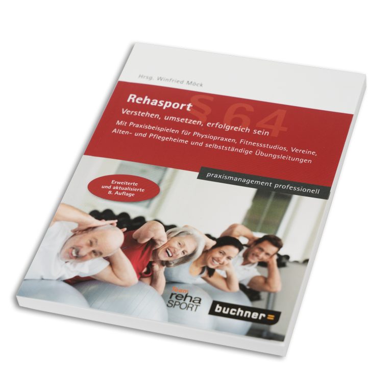 Rehasport-Buch in der 8.Auflage TeamRehasport